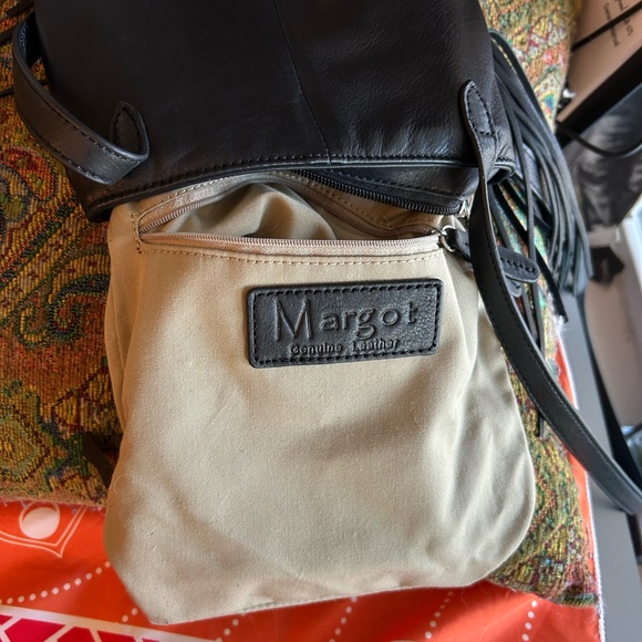 Margot black fringe bag - Picture 4 of 5